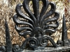 Detail of railing in front of Washington Square North